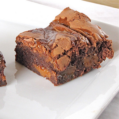 Dulce de Leche Brownies: hands down the best brownies I've ever made. Recipe from David Lebovitz.