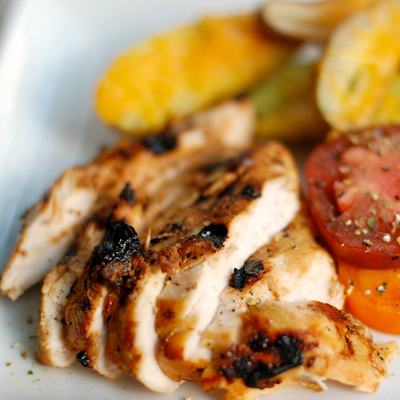 Lime-infused, honey-crusted chicken breast, made with 5 simple ingredients.