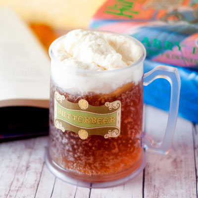 Homemade butterbeer that's a snap to make-tastes like the real thing at Wizarding World of Harry Potter! Gluten-free, vegan/dairy-free subs.