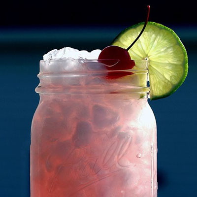 Want that dazzling super glowy look? Try this radioactive cherry limeade.