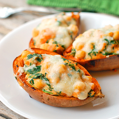 Healthy Sweet Potato Skins