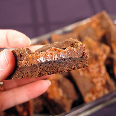 It's hard to believe that these Caramel Brownies won't ruin your diet - but, it's TRUE!
