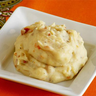 Garlic Mashed Potatoes. The fluffiest mashed potatoes ever.