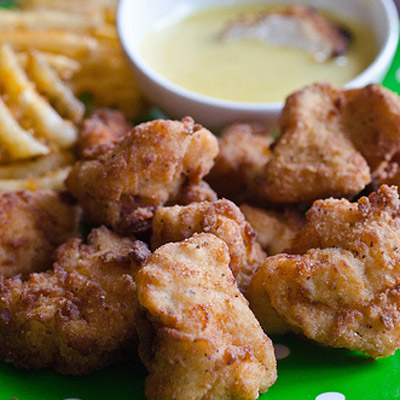 Chicken Nuggets, that highly resemble the nuggets from Chick-fil-a.