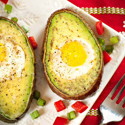 Eggs in Avocado Slices is a creative and healthy twist on eggs in a basket. Start your holiday with this festive and delicious breakfast.