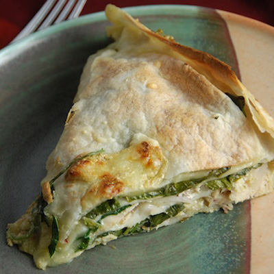 Spinach and Chicken Tortilla Bake - spicy and delicious!