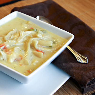Creamy Chicken Noodle Soup