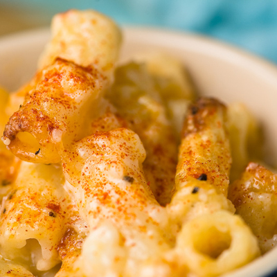 Surrender to your craving. This macaroni and cheese is perfect for fall. Rich with some bite.