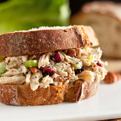 Sonoma Chicken Salad Sandwiches - my new favorite chicken salad. It is SO good, easy too!