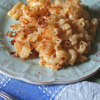 Mac and cheese - pleasing children and adults alike.
