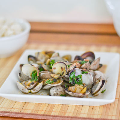 Clams with Black Bean Sauce