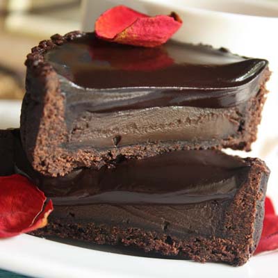 A chocolate tart that tastes like sleep...