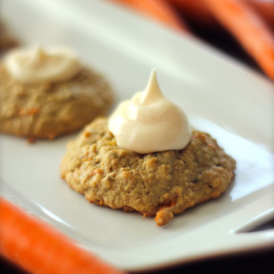 If you are a carrot cake or a cookie fan, you are going to LOVE these cookies!