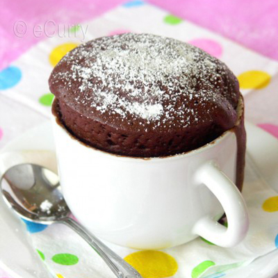 Cake in a Cup in the Microwave: a 3 minute wonder & a great project for kids!