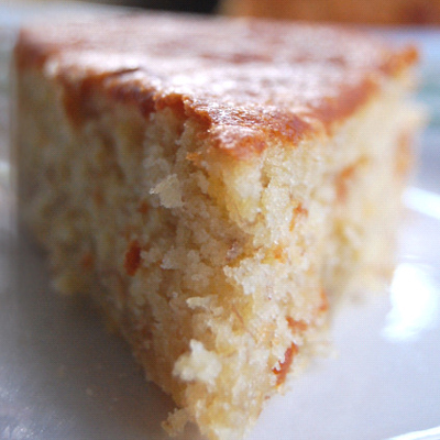 The most amazing banana cake. Ever.