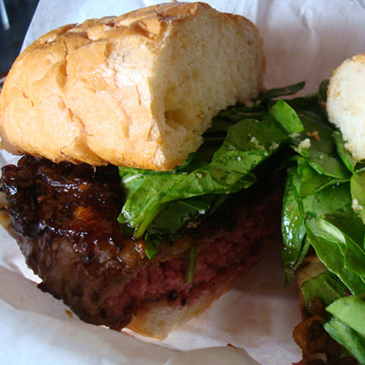The burger that foodies have exalted as a masterpiece.