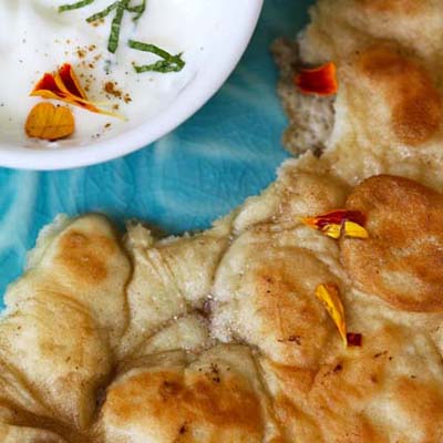 Naan, the Indian Flatbread that takes 5 minutes to make and NO oven required!
