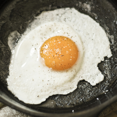 The perfect way to fry an egg.
