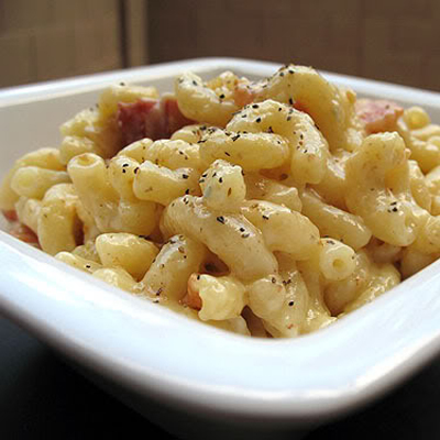 Rich and Creamy Stove Top Macaroni and Cheese.