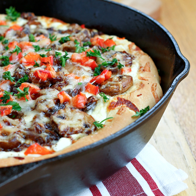 French Onion Mushroom Pizza