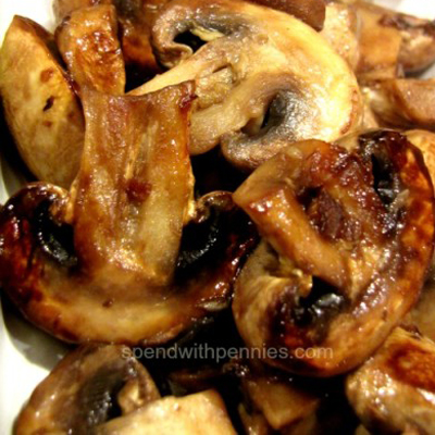 Caramelized Garlic Mushrooms