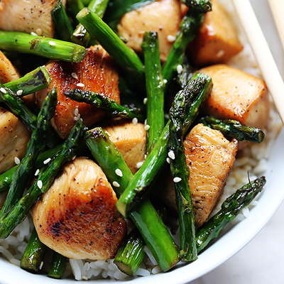 Chicken and Asparagus Stir-Fry