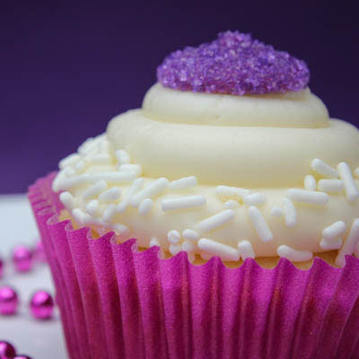 Triple White Chocolate Cupcake