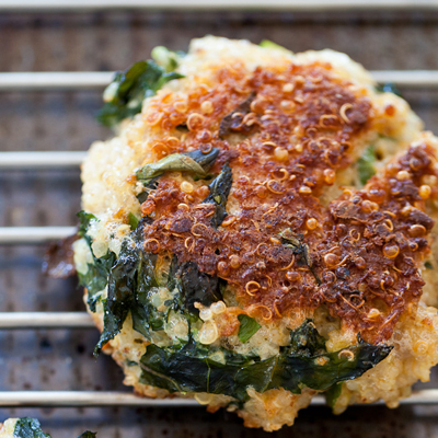QUINOA + KALE PATTIES