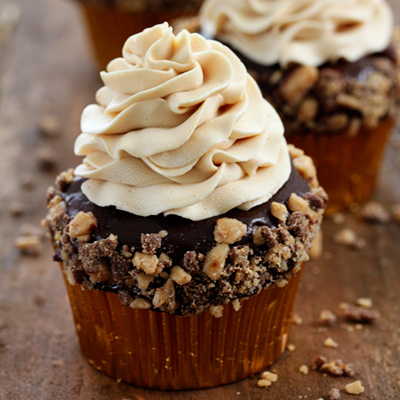 Toffee Crunch Cupcake