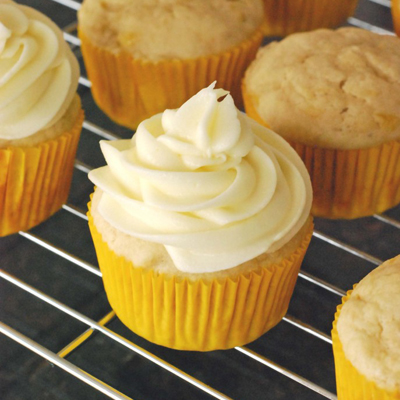 Banana Cupcakes with Cream Cheese Frosting