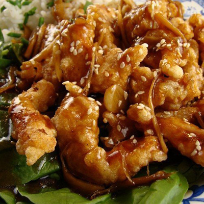 Crispy Garlic Ginger Chicken
