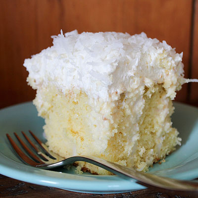Coconut Drippy Cake
