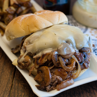 Steak Bomb Sandwich!