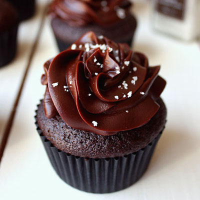 Salted Caramel Chocolate Cupcakes