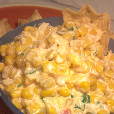 The BEST corn dip ever! Gone in minutes!