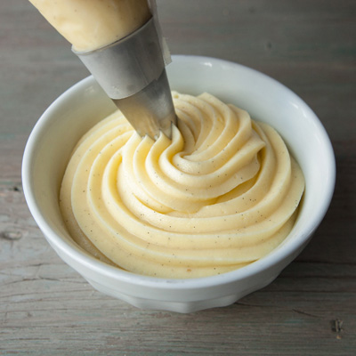 Pastry Cream Recipe ~ is the filling/base of many desserts. Use it to make/fill countless cakes, pastries, trifles, mousses, pies etc..