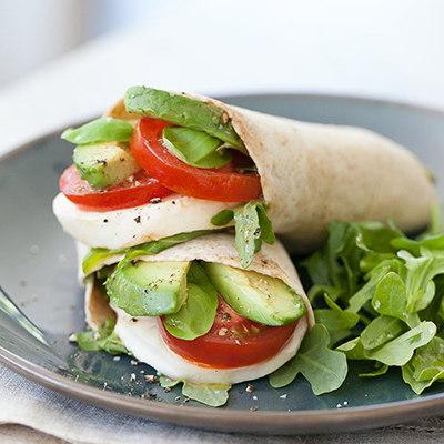 Avocado Caprese Wrap