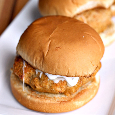 Chicken Ranch Burger ~ Mix up your life with this yummy grilled burger!
