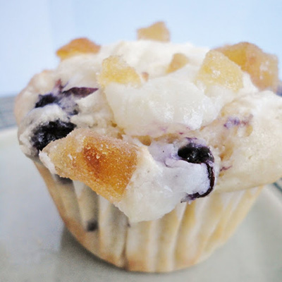 Blueberry Lemon Cream Cheese Muffins