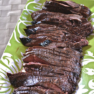 Grilled Balsamic Flank Steak