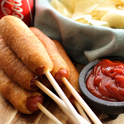 EASY Homemade Corn Dogs