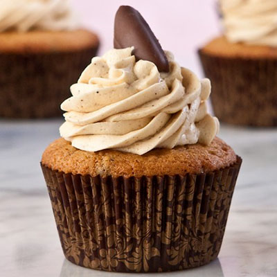 Heath Bar Chocolate Crunch Cupcakes