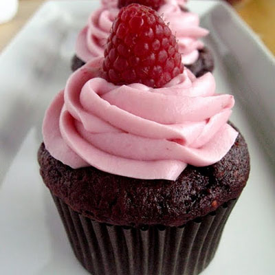 Chocolate Raspberry Cupcakes