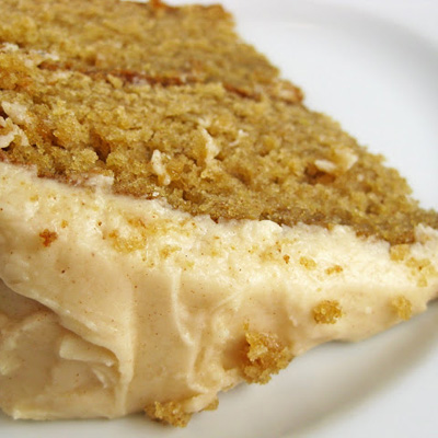 Caramel Apple Cake with Apple Cider Frosting