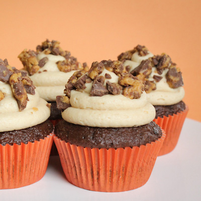 Reese Cup Cupcakes
