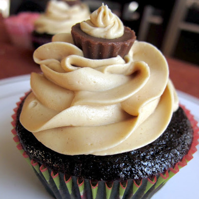 Ultimate Peanut Butter Chocolate Cupcakes