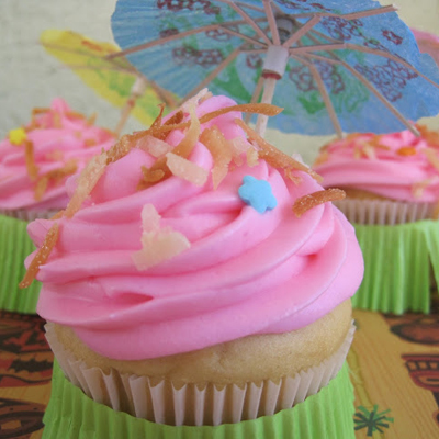 Pineapple Coconut Cupcakes