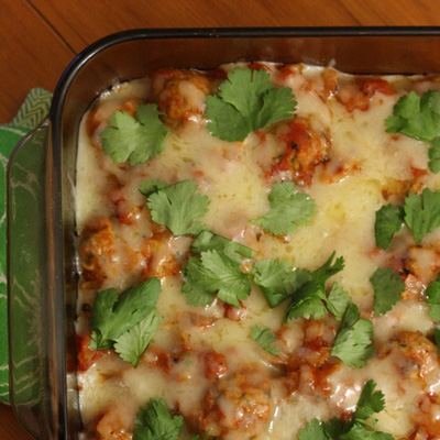 Baked Mexican Chicken Meatballs
