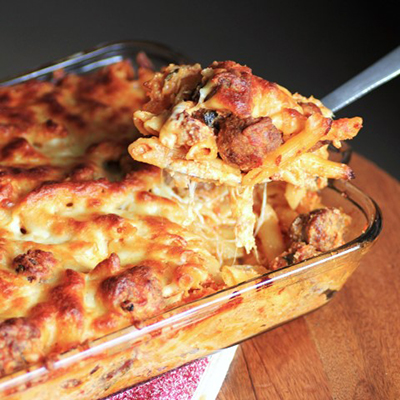 Penne a la Vodka Casserole