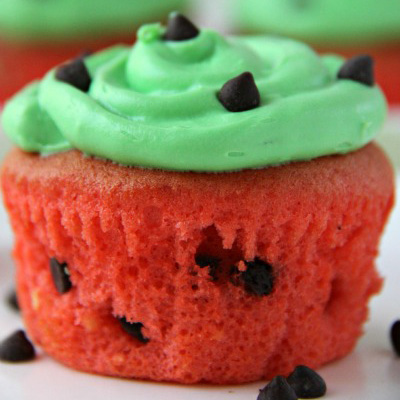 Watermelon Cupcakes